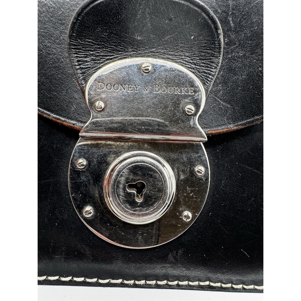 Rare Dooney & Bourke Alto Collection Black  Satchel Purse | MB534 Fair Cond PT2 - Picture 6 of 12